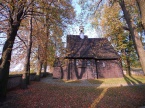 Kościół p.w. św. Wawrzyńca w Cynkowie- XVIIw. Wybudowany w 1631 r. Kościół figuruje w spisie zabytków klasy zerowej.